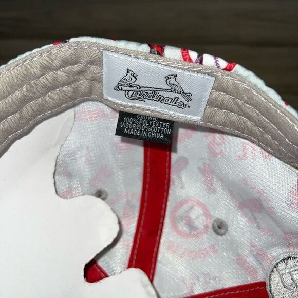 St Louis Cardinals Baseball Cap Unisex All Over Print Hat Gray Red And Blue - Picture 7 of 7